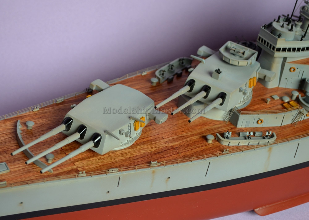 USS Massachusetts model